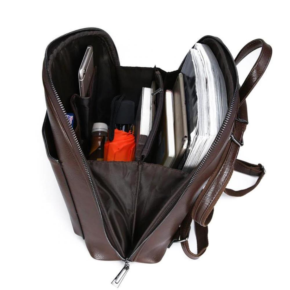 Soho | Classic Double-Zip Backpack - Sleek Design