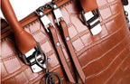 Soho | Palmer - 4-Piece Crocodile Pattern Handbag