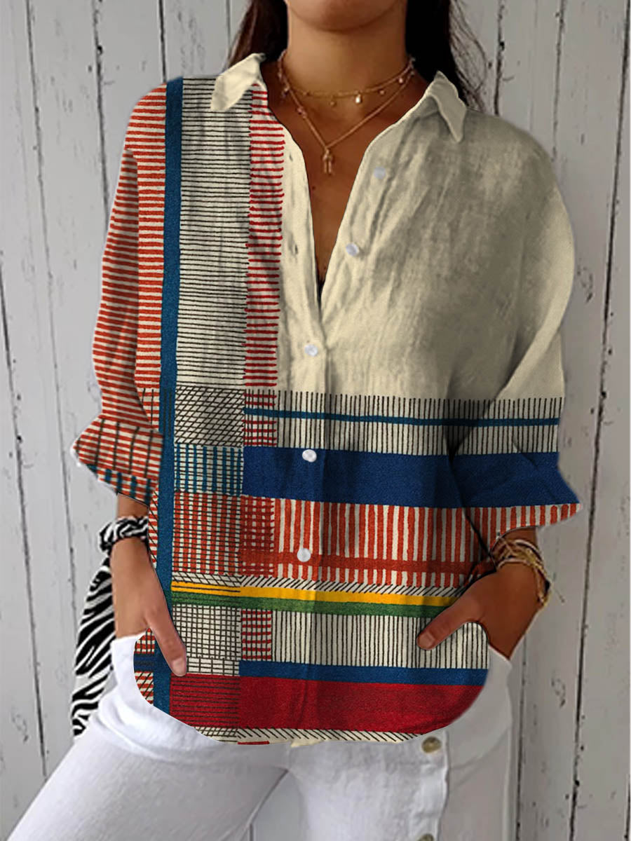 Soho | Freyja | Artistic Pattern Blouse