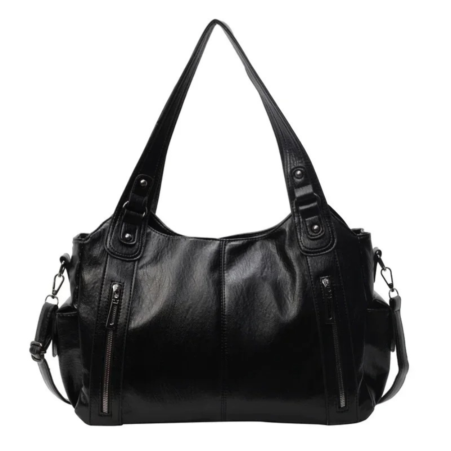 Soho | Uma – Dual Zipper Shoulder Bag