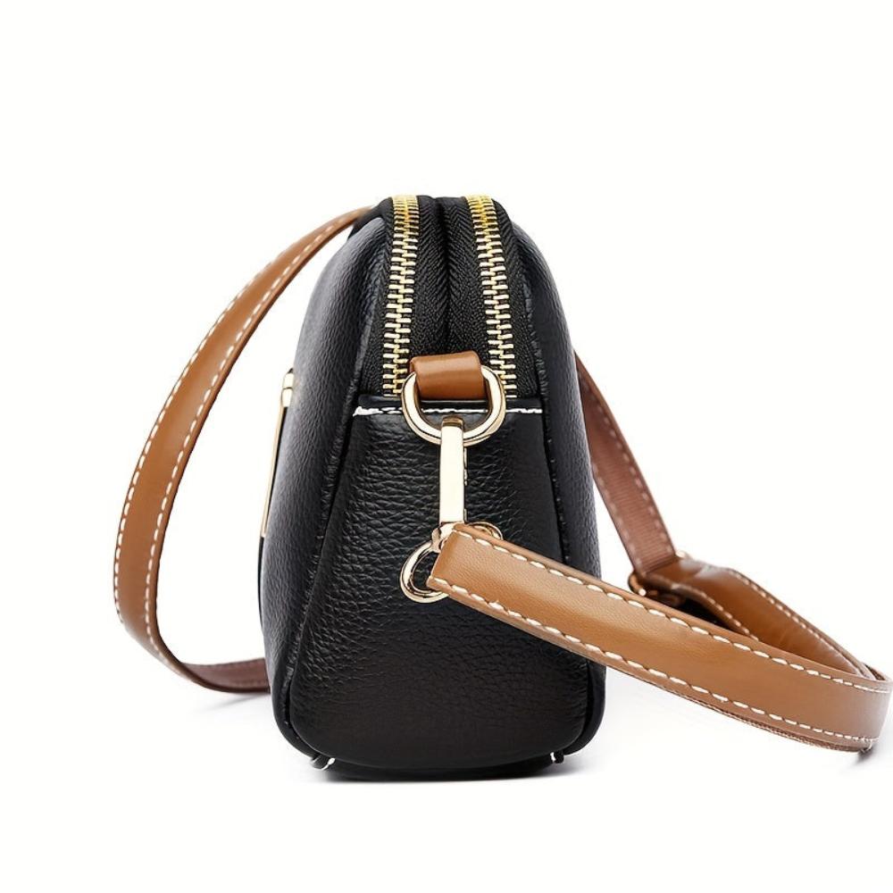 Soho | Mila Litchi Embossed Crossbody Bag