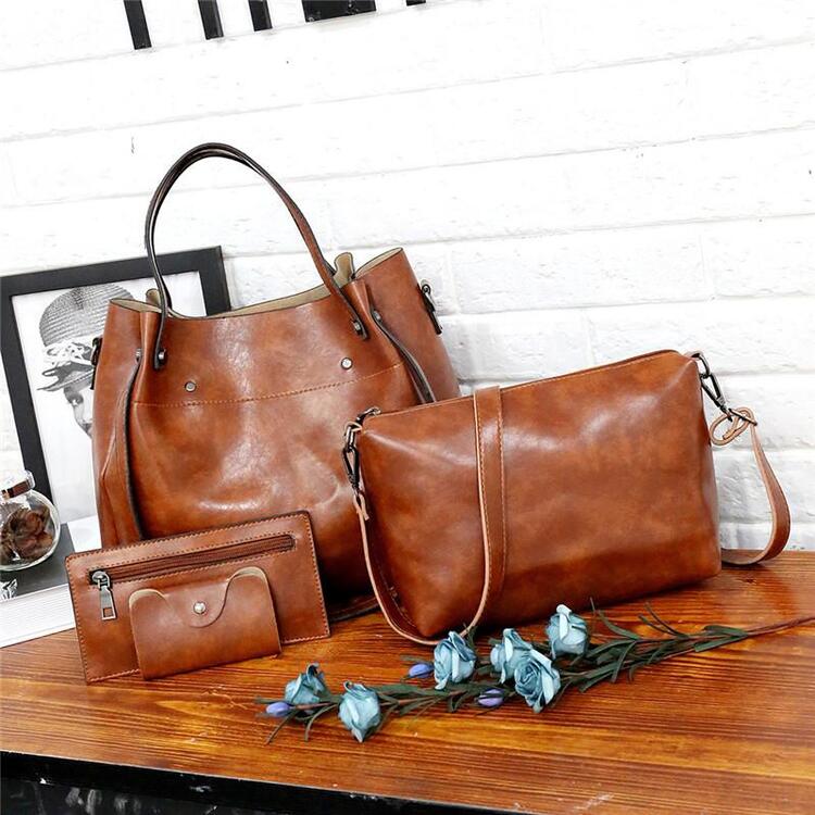 Soho | Sutton - Stylish Retro 4-Piece Bag Set