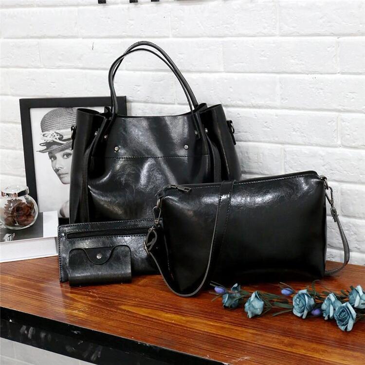 Soho | Sutton - Stylish Retro 4-Piece Bag Set