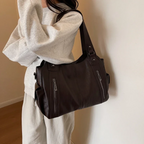 Soho | Uma – Dual Zipper Shoulder Bag