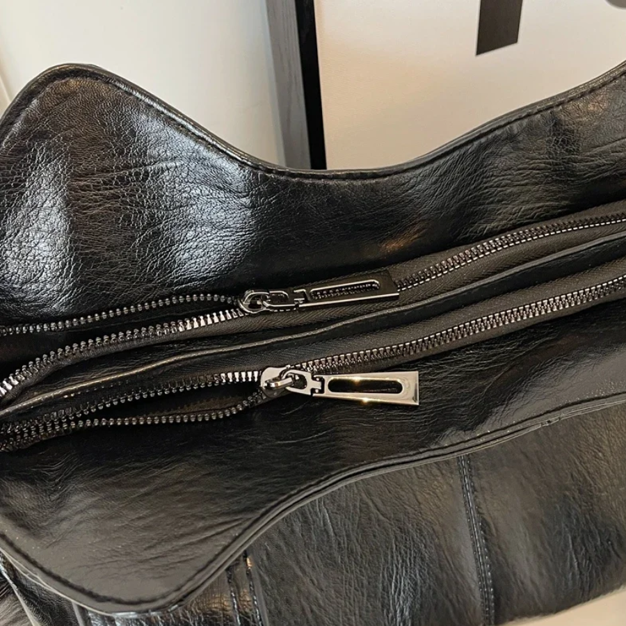 Soho | Uma – Dual Zipper Shoulder Bag