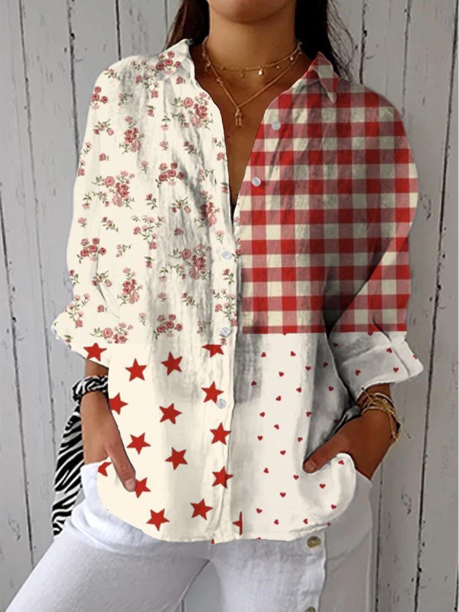 Soho | Elise | Country Patchwork Blouse