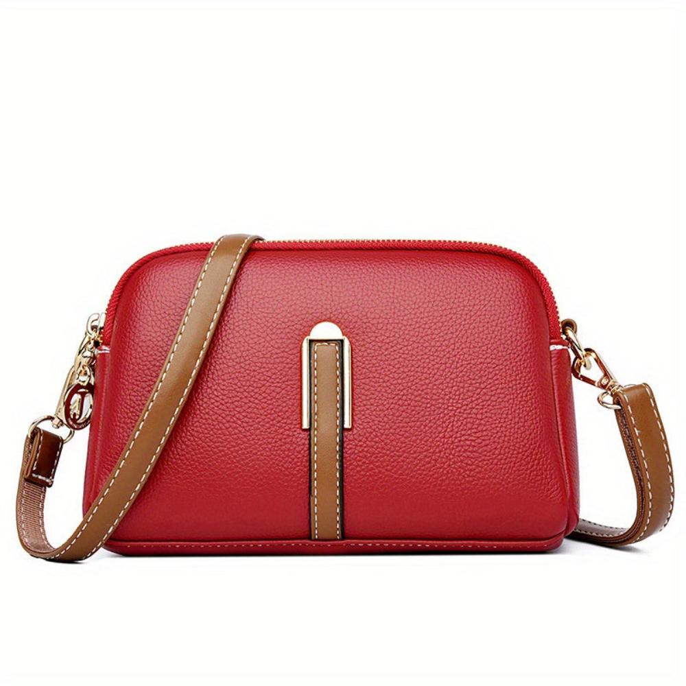 Soho | Mila Litchi Embossed Crossbody Bag