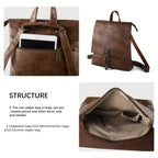 Soho | Harper Multifunctional Retro Backpack