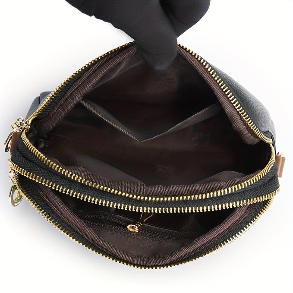 Soho | Mila Litchi Embossed Crossbody Bag