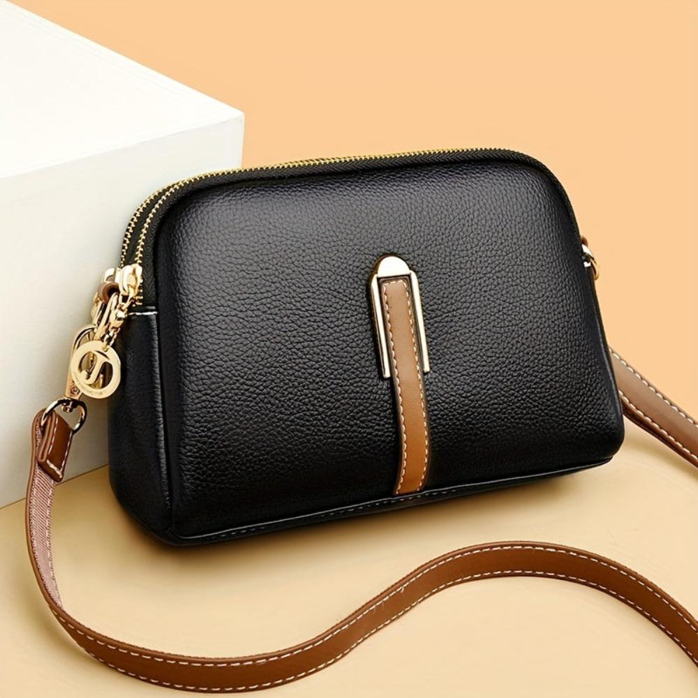 Soho | Mila Litchi Embossed Crossbody Bag