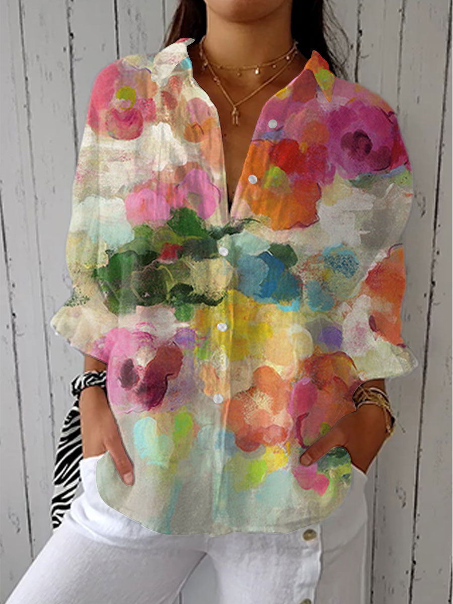 Soho | Elara | Watercolor Dreams Blouse