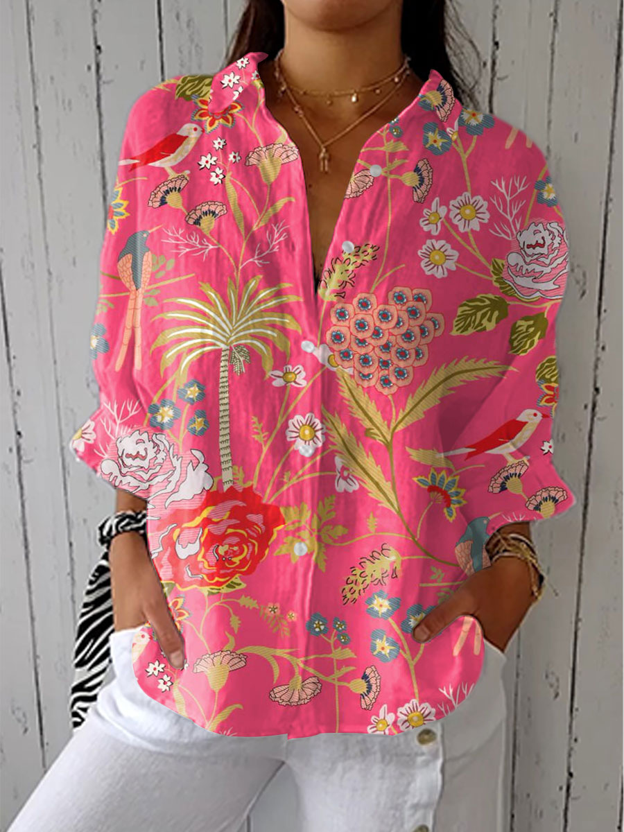 Soho | Floriana | Tropical Blossom Blouse