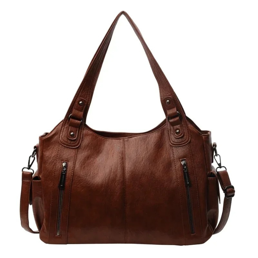 Soho | Uma – Dual Zipper Shoulder Bag