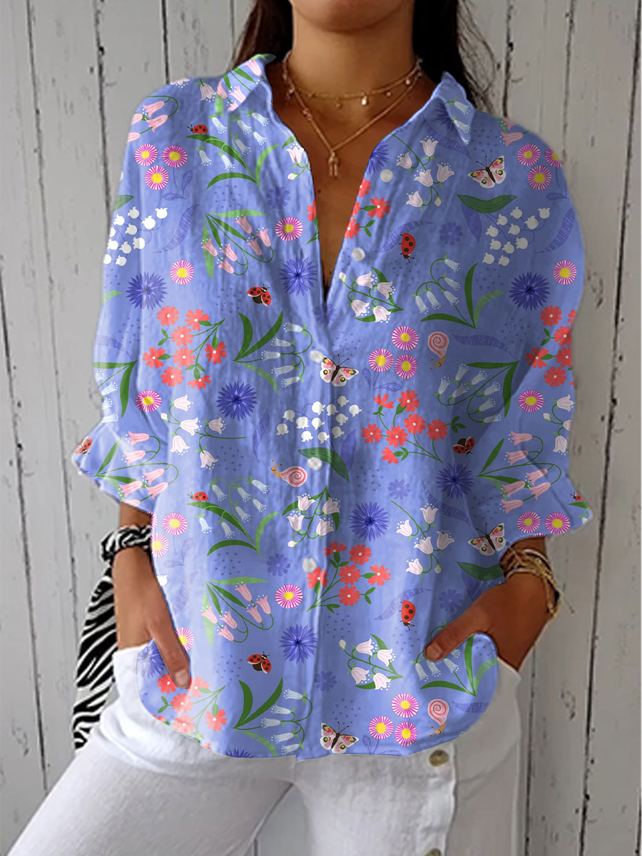 Soho | Felicia | Bloom Meadow Blouse