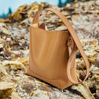 Soho | Genuine Leather Crossbody & Shoulder Oversized Bucket Bag
