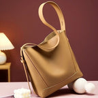 Soho | Genuine Leather Crossbody & Shoulder Oversized Bucket Bag