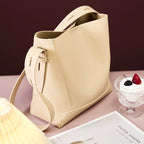 Soho | Genuine Leather Crossbody & Shoulder Oversized Bucket Bag