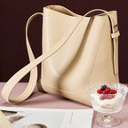 Soho | Genuine Leather Crossbody & Shoulder Oversized Bucket Bag