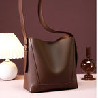Soho | Genuine Leather Crossbody & Shoulder Oversized Bucket Bag
