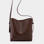 Soho | Genuine Leather Crossbody & Shoulder Oversized Bucket Bag