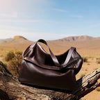 Soho | Retro Genuine Leather Soft Minimalist Tote Bag