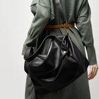 Soho | Retro Genuine Leather Soft Minimalist Tote Bag