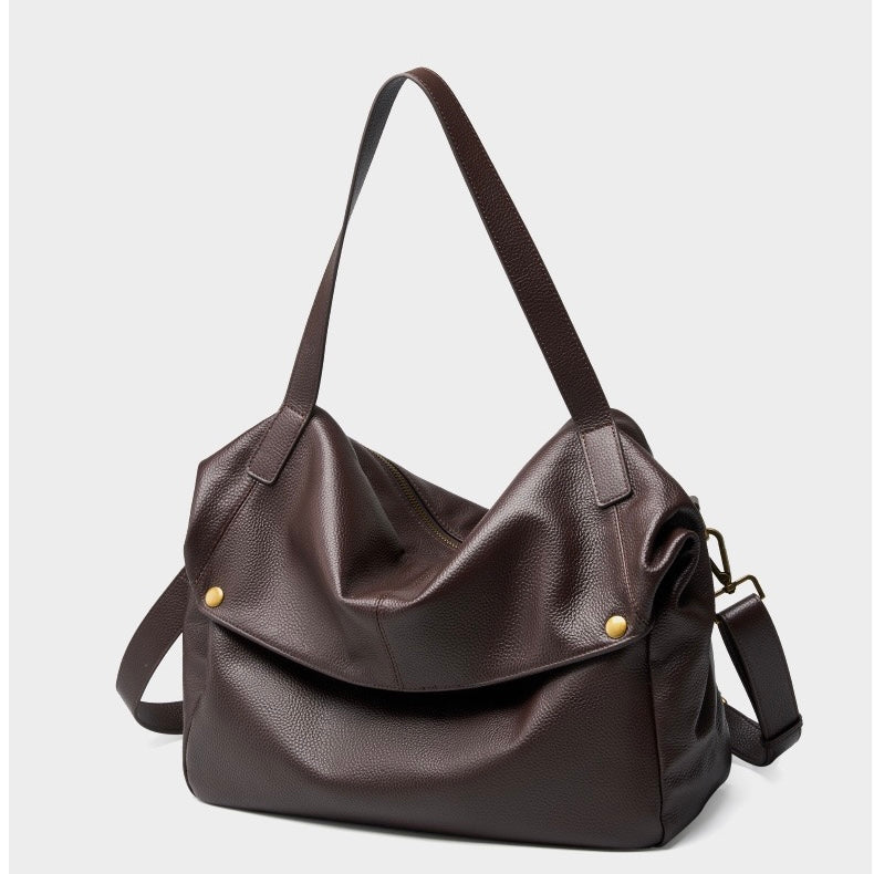 Soho | Retro Genuine Leather Soft Minimalist Tote Bag