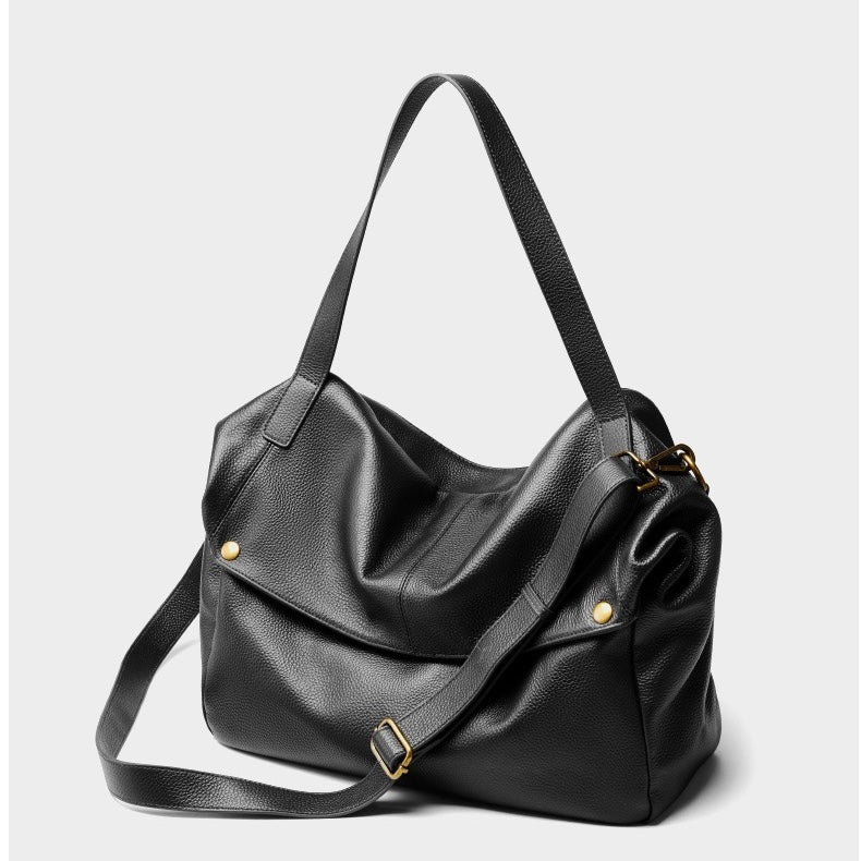 Soho | Retro Genuine Leather Soft Minimalist Tote Bag