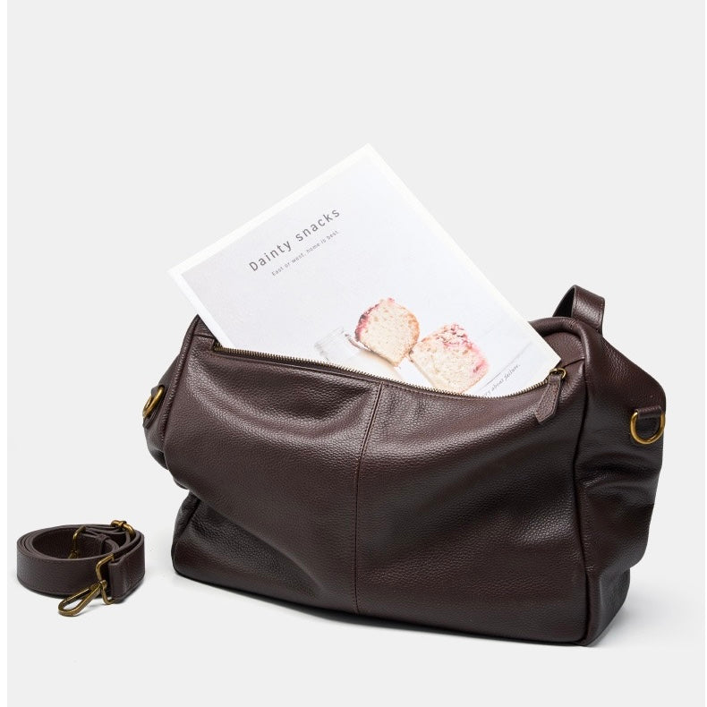 Soho | Retro Genuine Leather Soft Minimalist Tote Bag