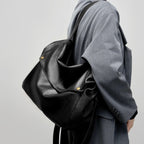 Soho | Retro Genuine Leather Soft Minimalist Tote Bag