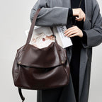 Soho | Retro Genuine Leather Soft Minimalist Tote Bag