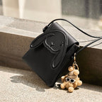 Soho | Rabbit Genuine Leather Mini Crossbody Phone Bag