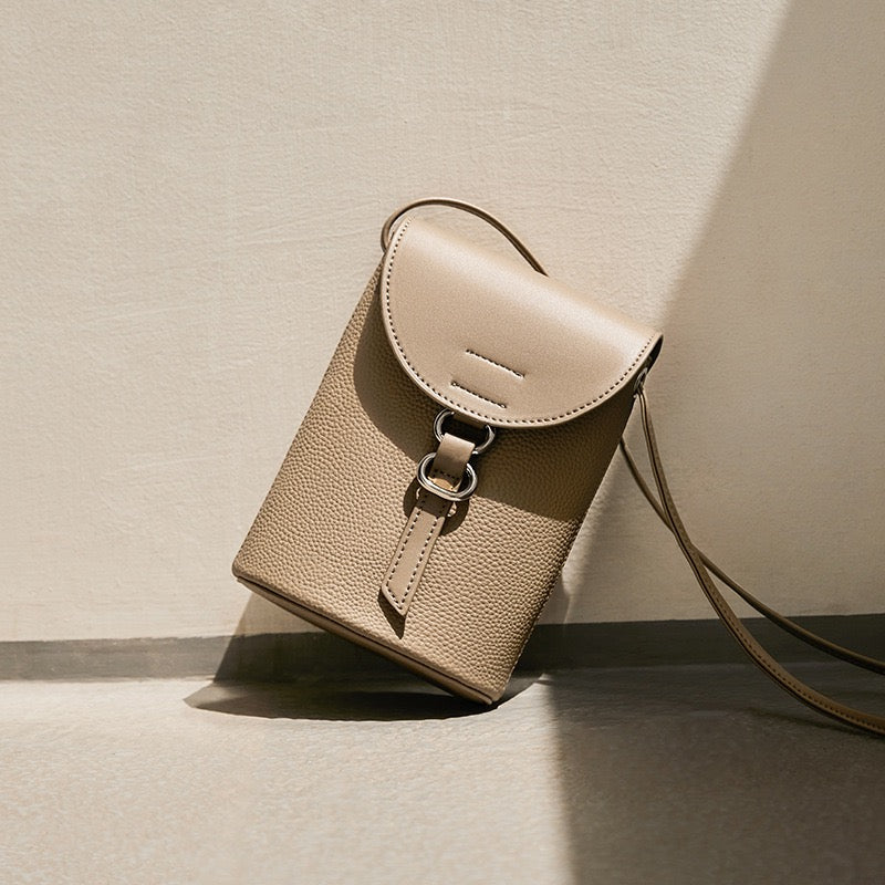 Soho | Genuine Leather Mini Crossbody Phone Bag