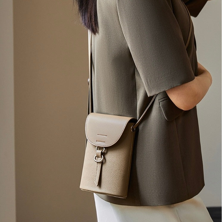 Soho | Genuine Leather Mini Crossbody Phone Bag