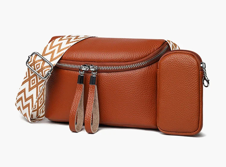 Soho | Nina | Refined Leather Shoulder Bag