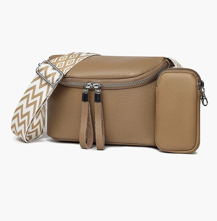 Soho | Nina | Refined Leather Shoulder Bag