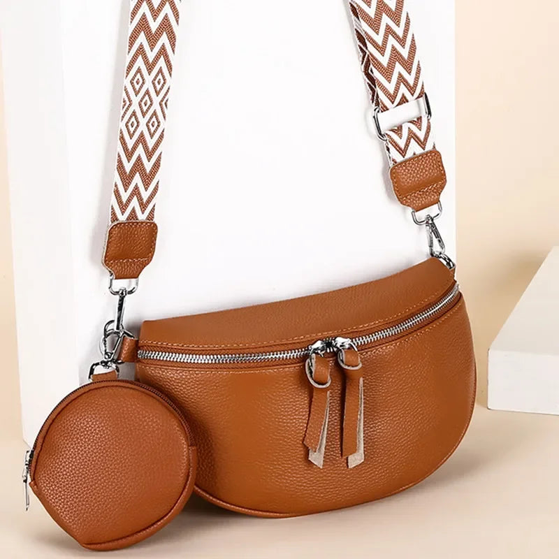 Soho | Hayley | Refined Leather Shoulder Bag