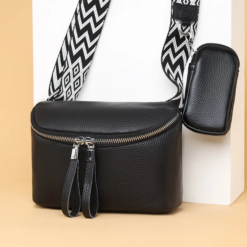 Soho | Nina | Refined Leather Shoulder Bag