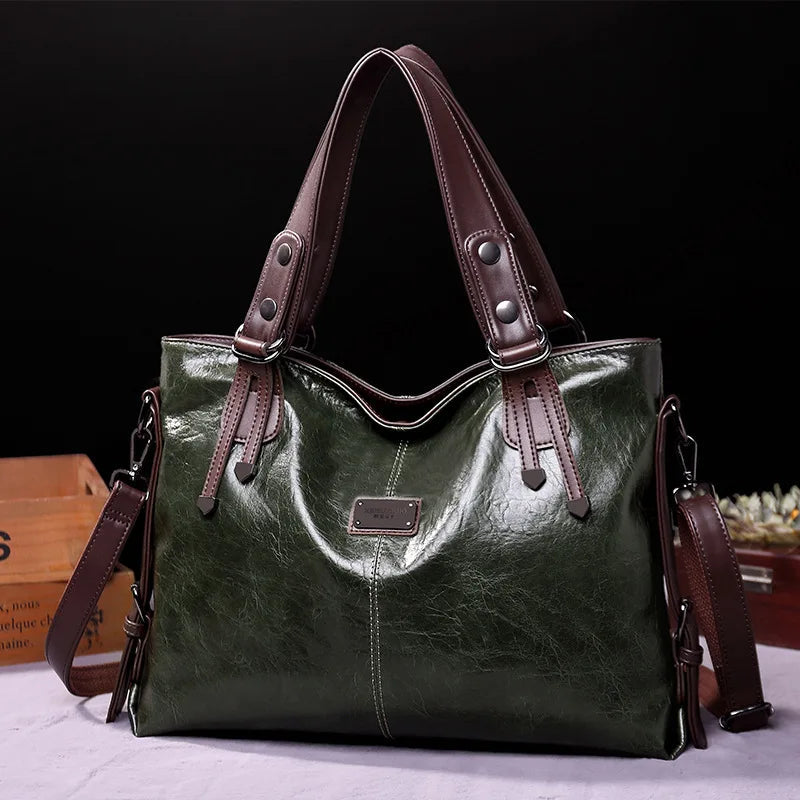 Soho | Aralyn - Refined Soft Leather Tote Bag