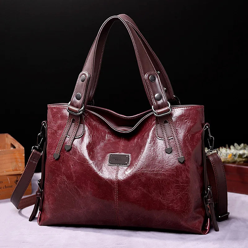 Soho | Aralyn - Refined Soft Leather Tote Bag