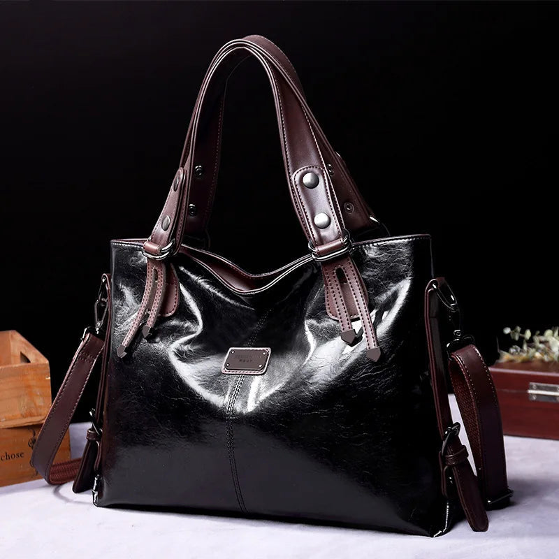 Soho | Aralyn - Refined Soft Leather Tote Bag