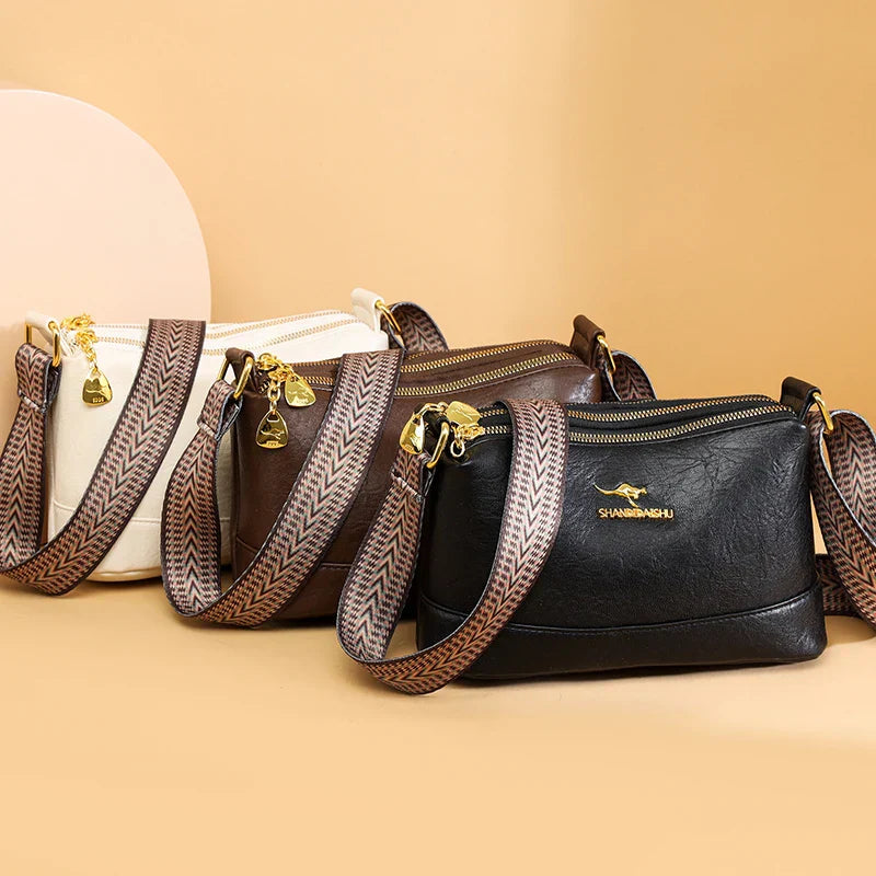 Soho | Addison | Refined Leather Shoulder Bag