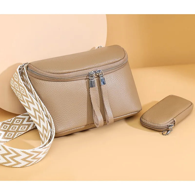 Soho | Nina | Refined Leather Shoulder Bag