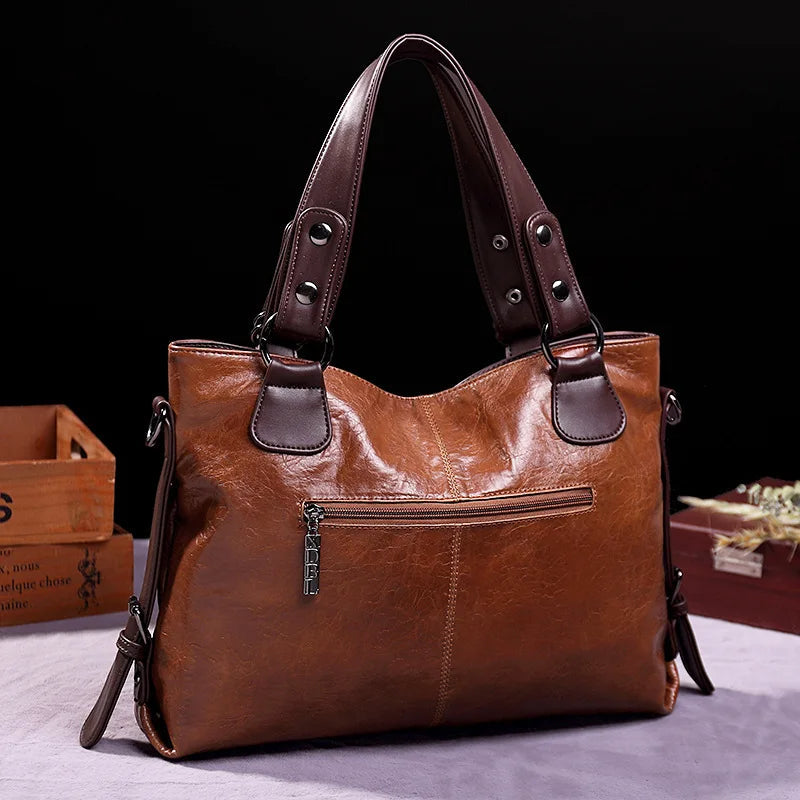 Soho | Aralyn - Refined Soft Leather Tote Bag
