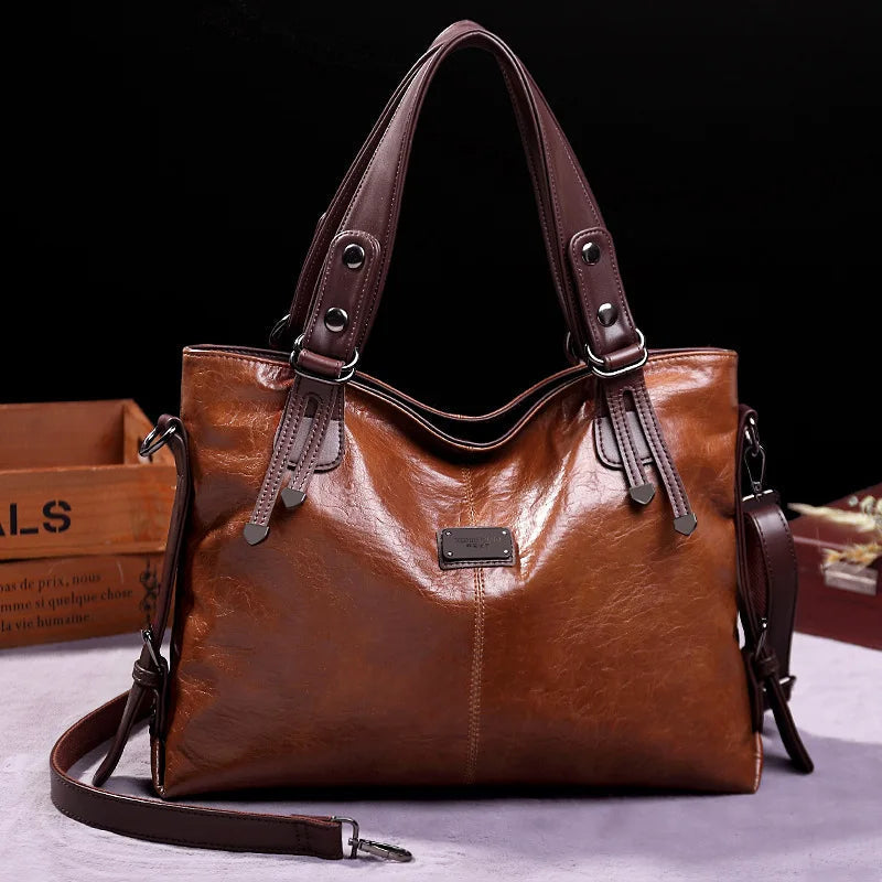 Soho | Aralyn - Refined Soft Leather Tote Bag