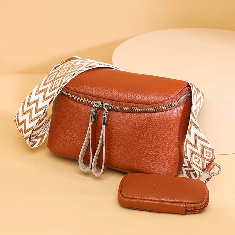 Soho | Nina | Refined Leather Shoulder Bag
