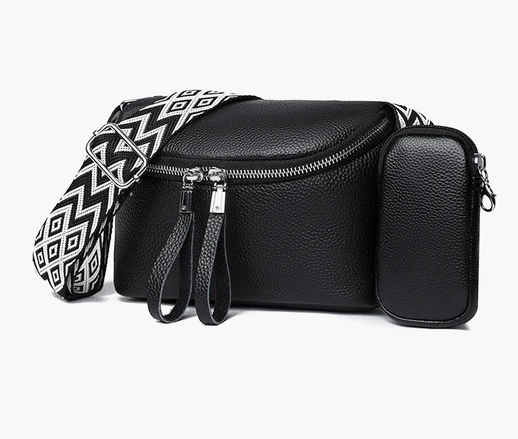 Soho | Nina | Refined Leather Shoulder Bag