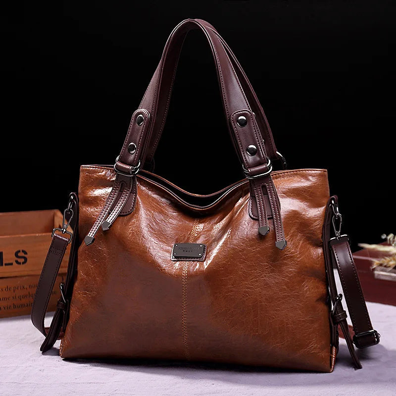 Soho | Aralyn - Refined Soft Leather Tote Bag