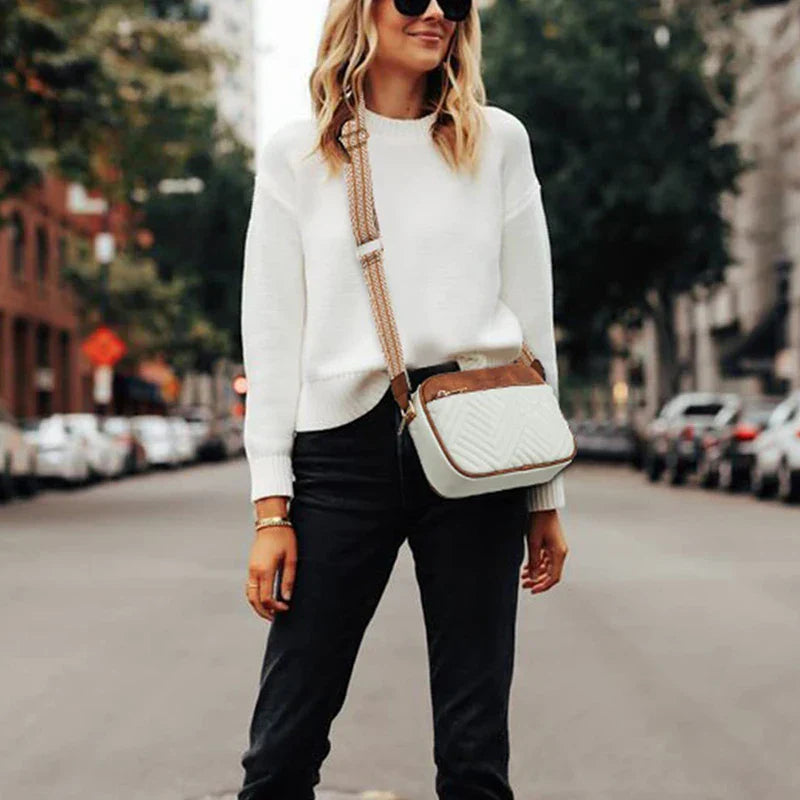 Soho | Ariana | Refined Leather Shoulder Bag