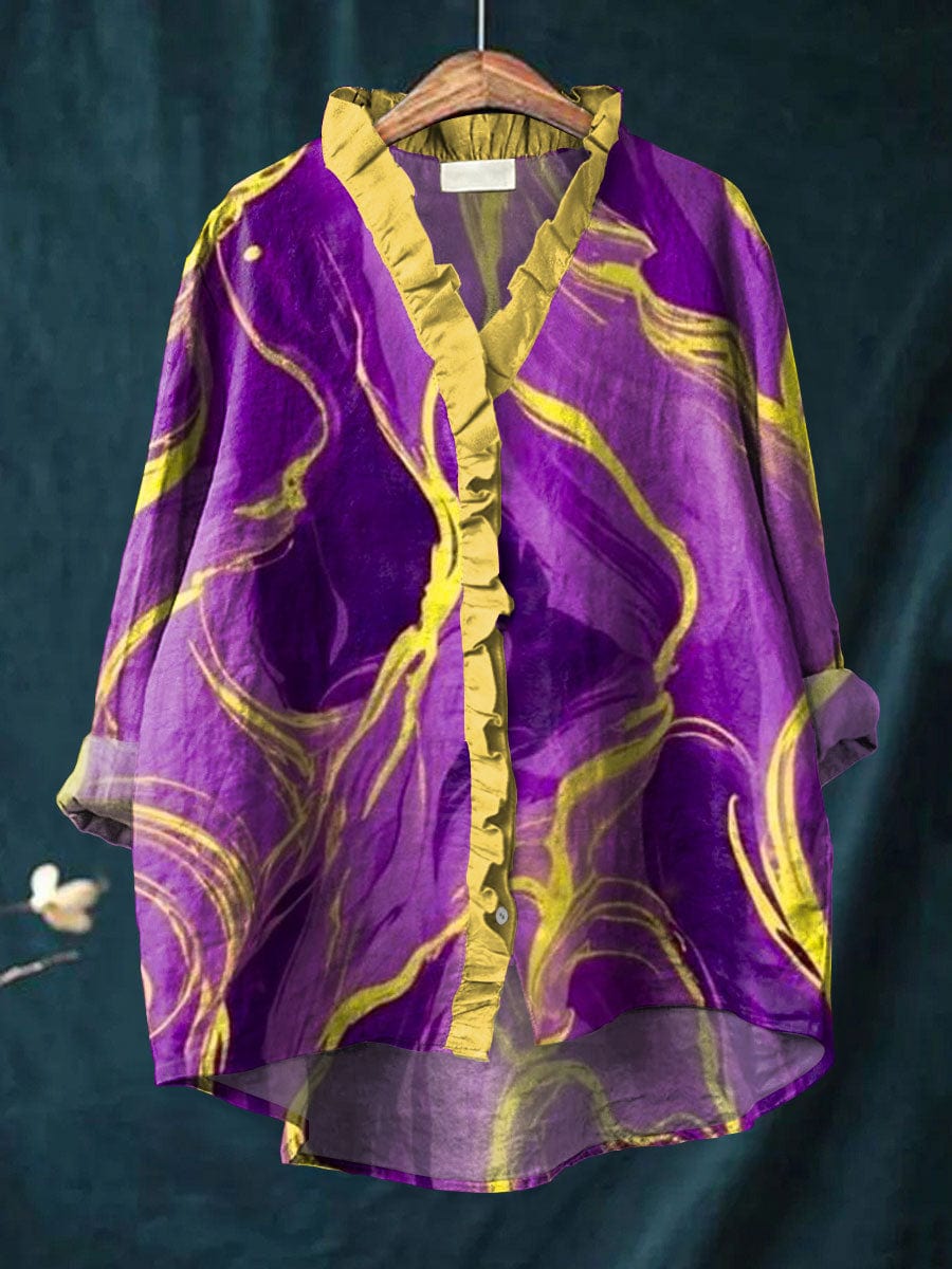 Soho | Bonnie | Spiral Print Blouse